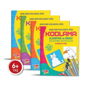 ALGORİTMA TEMELLİ ADIM ADIM KODLAMA (4 lü SET)