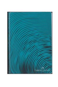 FABER-CASTELL PP KAPAK WAVES SPİRALLİ DEFTER 100 yp Çizgili