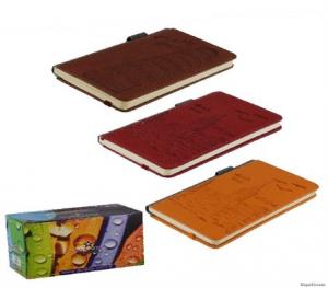 GÜRPAŞ TERMO DERİ NOT DEFTERİ SIRTTAN LASTİKLİ   9x14