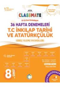 OKYANUS 8.Sınıf CLASSMATE İNKİLAP TARİHİ 36 HAFTA DENEMELERİ