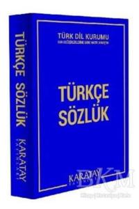 ORTAOKUL TÜRKÇE SÖZLÜK Plastik Mavi Kapaklı