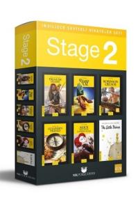 STAGE-2 İNGİLİZCE SEVİYELİ HİKAYELER SETİ - 6 Kitap