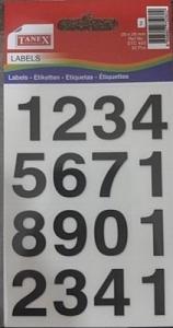 TANEX STC-403 ŞEFFAF RAKAM ETİKETİ