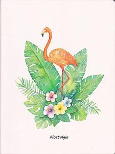 VİNTAGE A4 NOSTALJİ FLAMİNGO DEFTER