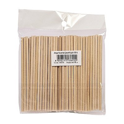 AHŞAP YUVARLAK ÇUBUK 100 lü Küçük