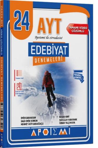 APOTEMİ AYT EDEBİYAT 24 ÇÖZÜMLÜ DENEME
