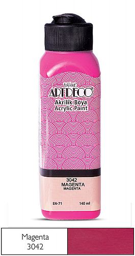 ARTDECO AKRİLİK BOYA 140ml. - Magenta 3042