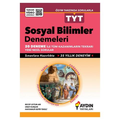 AYDIN TYT SOSYAL BİLİMLER 20 li DENEME