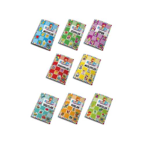 BİLGİN ZEKİ KAVRAMLAR 16 Sayfa BOYAMA KİTABI - 10 Çeşit