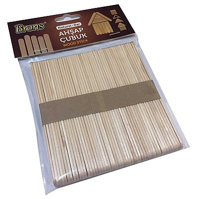 BRONS AHŞAP ÇUBUK DAR NATUREL