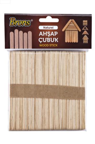 BRONS AHŞAP ÇUBUK Geniş NATUREL
