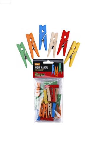 BRONS AHŞAP MANDAL Renkli Küçük