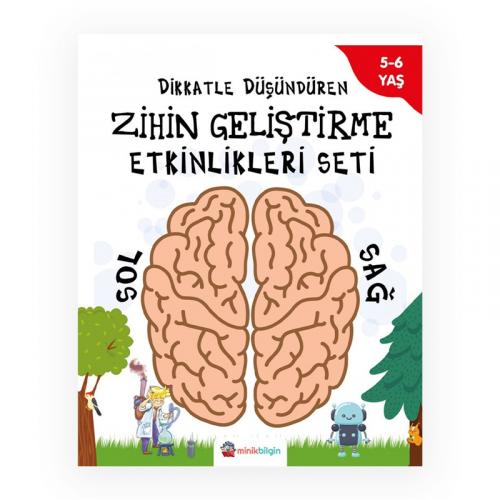 DİKKATLE DÜŞÜNDÜREN ZİHİN GELİŞTİRME ETKİNLİKLERİ SETİ 5-6 Yaş