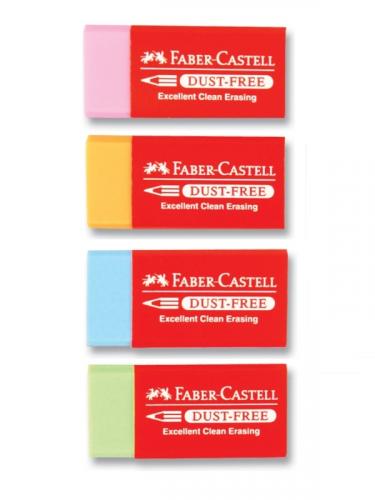 FABER CASTELL RENKLİ  DUST FREE SİLGİ