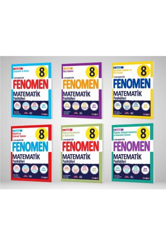 FENOMEN 8 MATEMATİK FASİKÜLLERİ (TOPLAM 6 FASİKÜL)