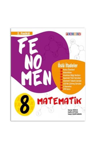 FENOMEN 8.Sınıf MATEMATİK 2.Fasikül ÜSLÜ İFADELER