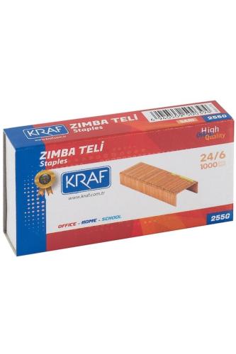 KRAF 24/6 ZIMBA TELİ 1000 li SARI 255G