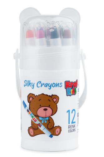 KRAF KIDS PASTEL BOYA SILKY CRAYON 12 RENK KK500