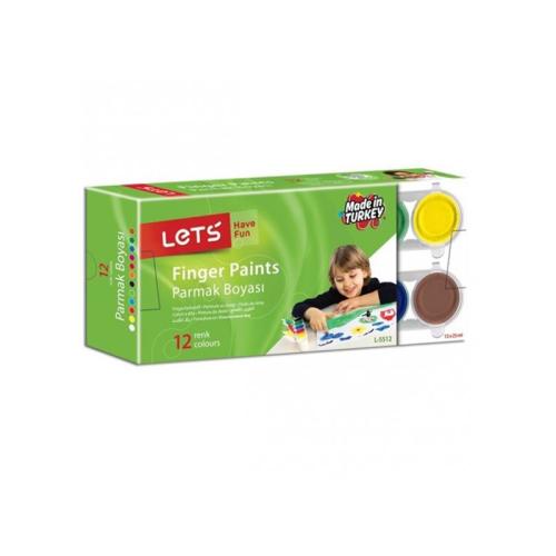LET S PARMAK BOYASI 25ml. 12 Renk