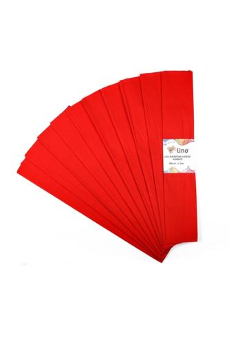 LİNO PA-014-K 10 ADET KRAPON KAĞIDI (50x200cm) - KIRMIZI