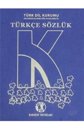 LİSE BOY TÜRKÇE SÖZLÜK TDK Plastik Mavi Kapaklı