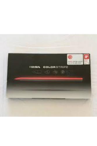 LYRA 8 li STRİPE KURUBOYA BOYA KALEMİ