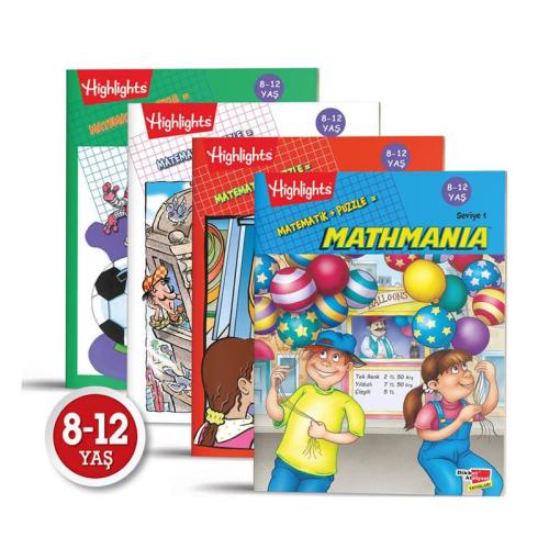 MATEMATİK+PUZZLE= MATHMANIA 4 li SET