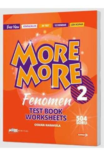 MORE & MORE 2.Grade WORKSHEETS & TEST BOOK & SELFIE TEST