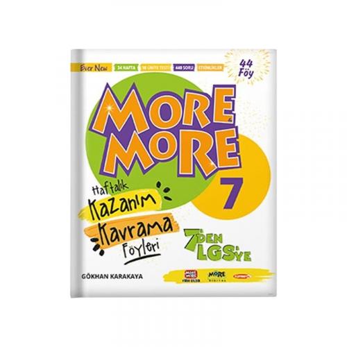 MORE & MORE 7.Grade HAFTALIK KAZANIM KAVRAMA FÖYLERİ - 40 Föy