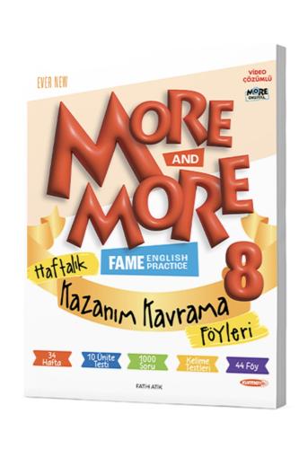 MORE & MORE 8.Grade HAFTALIK KAZANIM KAVRAMA FÖYLERİ - 44 Föy