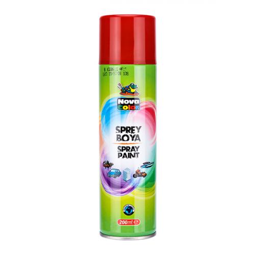 NOVA COLOR 200ml. SPREY BOYA - Kırmızı