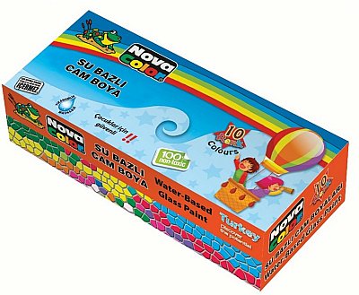 NOVA COLOR 30cc.10 lu CAM BOYA SU BAZLI