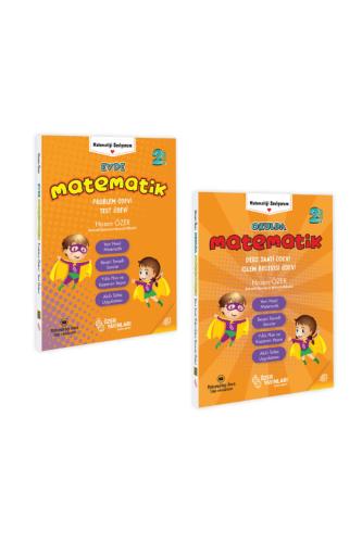 ÖZER 2.Sınıf EVDE OKULDA MATEMATİK SETİ - 2 Kitap