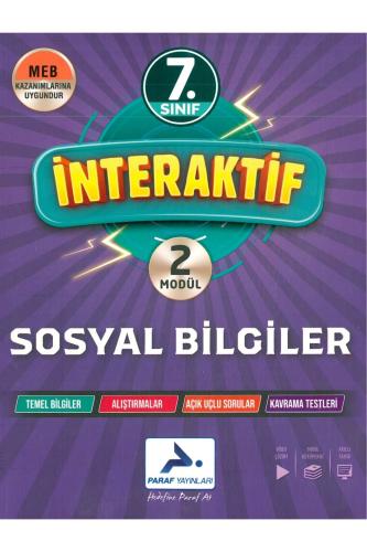 PARAF 7.Sınıf İNTERAKTİF SOSYAL BİLGİLER SORU BANKASI