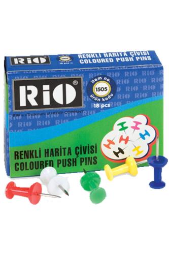 RİO RENKLİ HARİTA ÇİVİSİ