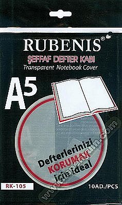RUBENİS DEFTER KABI GEÇMELİ A5 10 lu