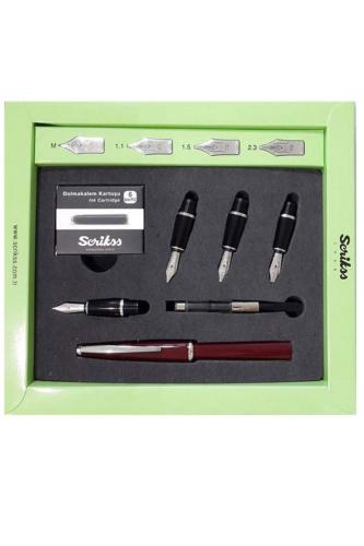 SCRİKSS 33 CALLİGRAFİ SETİ BORDO