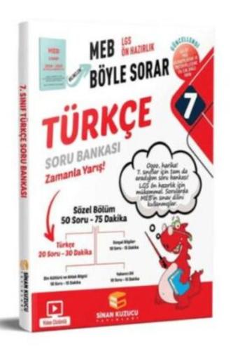 SİNAN KUZUCU 7.Sınıf MEB BÖYLE SORAR TÜRKÇE SORU BANKASI