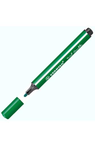 STABİLO Trio Scribbi YAYLI UÇLU KEÇELİ KALEM - Yeşil