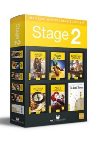 STAGE-2 İNGİLİZCE SEVİYELİ HİKAYELER SETİ - 6 Kitap