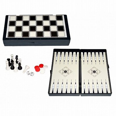 STAR MANYETİK SATRANÇ-TAVLA DAMA Küçük Kod:1050170