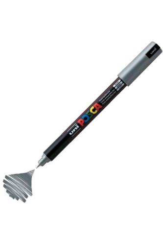 UNİ POSCA PC-1MR 0,7 SU BAZLI POSTER MARKÖR - Gümüş