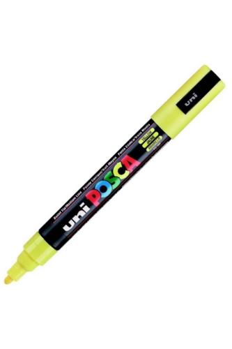UNİ POSCA PC-5M SU BAZLI 1,8-2,5mm.POSTER MARKÖR - Sarı