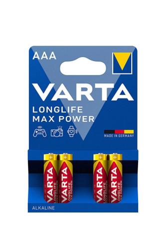VARTA AAA İNCE KALEM PİL 4 lü LONGLİFE MAX POWER
