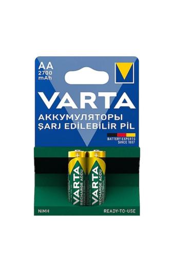 VARTA ŞARJLI 2700 MAH AA KALEM PİL 2 Lİ